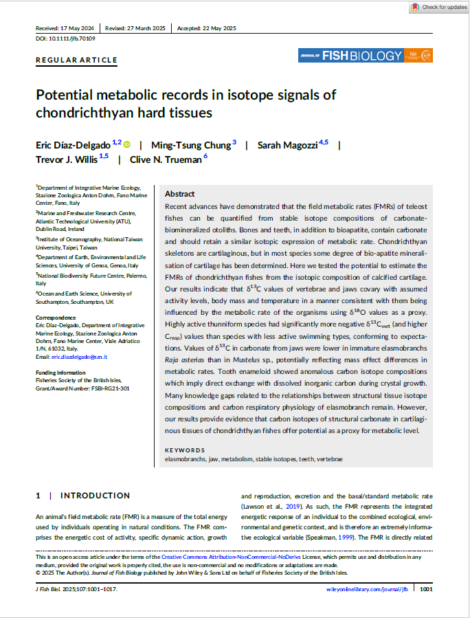 pubblicazione Fish Journal