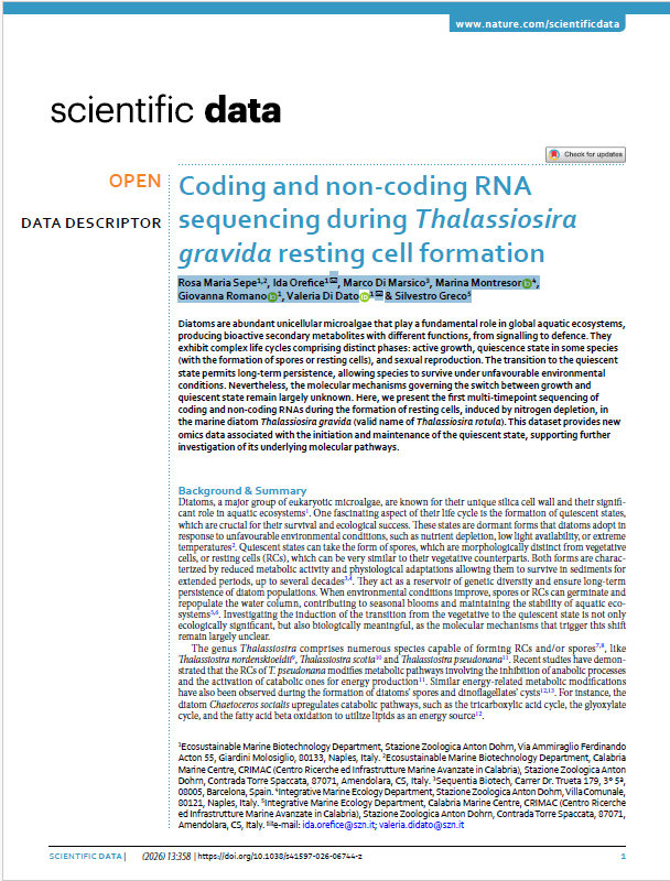 scientific data sepe 2026